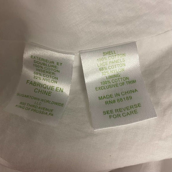 Lilly Pulitzer Rosemarie Eyelet Scoop Neck Dress Size 00 - Picture 7 of 8